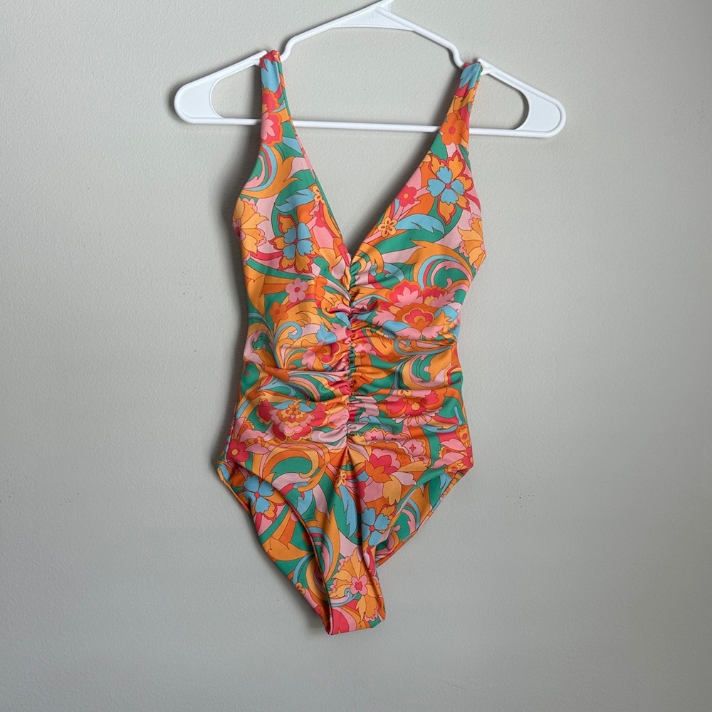 Skatie Jacelyn ; Nadi Floral One Piece Swimsuit